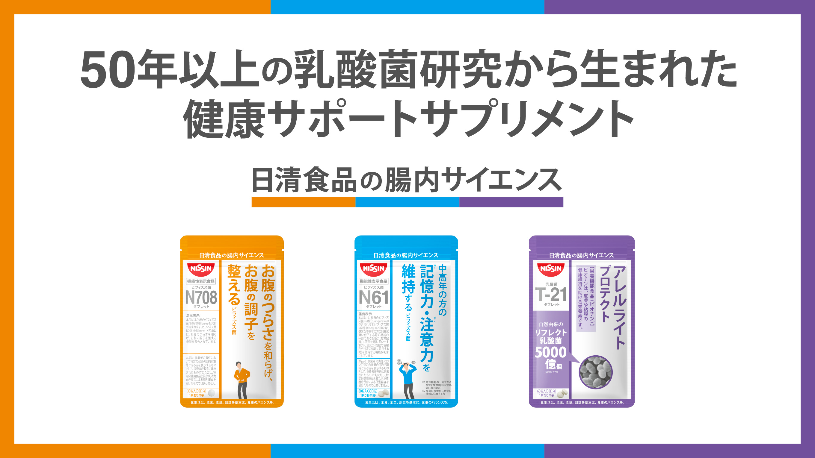 日清食品の腸内サイエンス