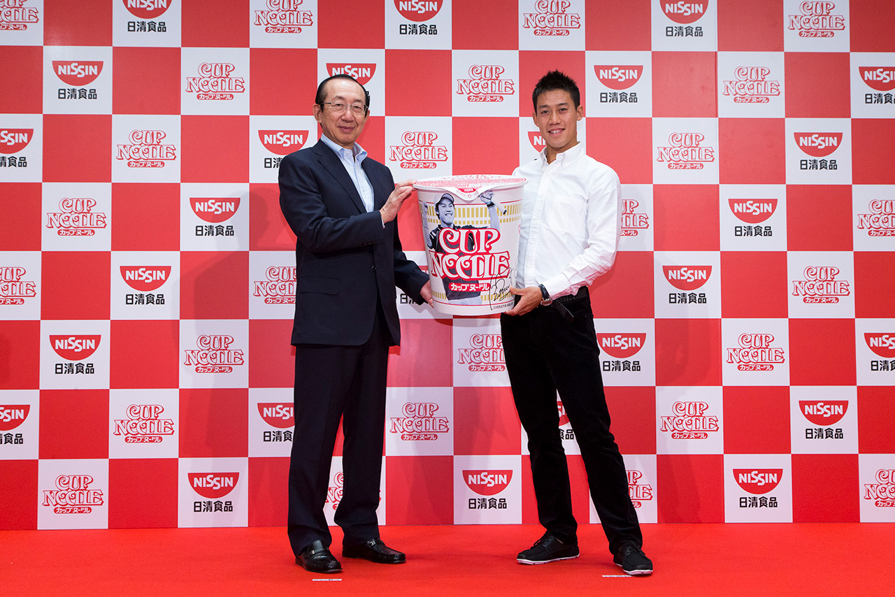 14 9 錦織圭選手が 全米オープン テニス で準優勝 コラム Nissin History 日清食品グループ
